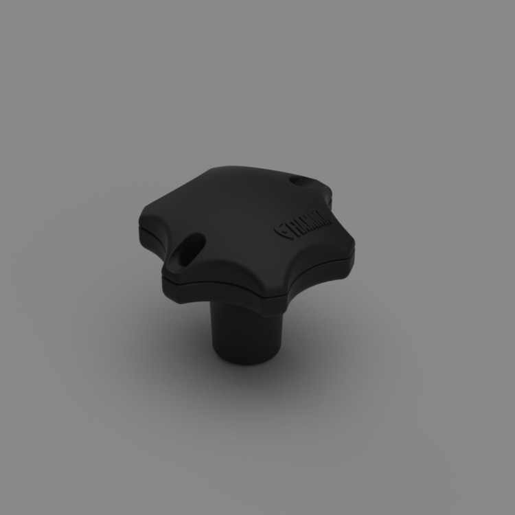 1 - Porta-bicicletas Black Knob Flyer Fiamma Carry-Bike